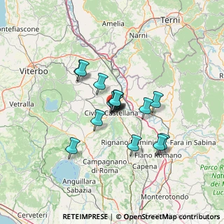 Mappa Via Papa Giovanni XXIII, 01033 Civita Castellana VT, Italia (9.888)