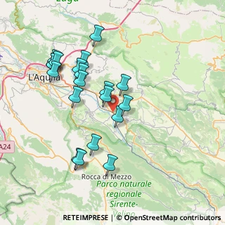 Mappa SS261, 67026 Poggio Picenze AQ, Italia (7.8115)
