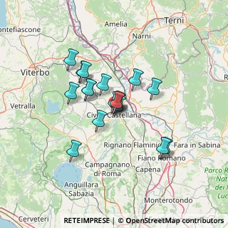 Mappa Via Alcide De Gasperi, 01033 Civita Castellana VT, Italia (10.87235)