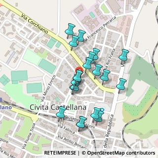 Mappa Via Alcide De Gasperi, 01033 Civita Castellana VT, Italia (0.209)