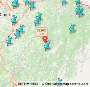 Mappa Via Turri, 66010 Ari CH, Italia (6.7465)
