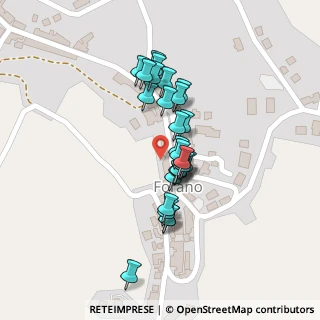 Mappa Via Camillo Benso Conte di Cavour, 02044 Forano RI, Italia (0.08077)