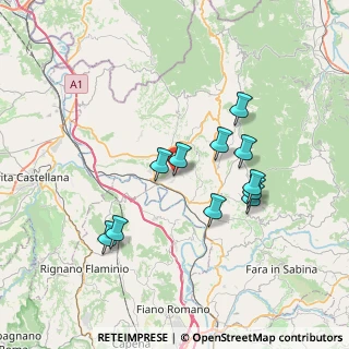 Mappa Via Camillo Benso Conte di Cavour, 02044 Forano RI, Italia (6.80364)