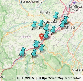 Mappa Via Enrico Fermi, 65020 Alanno PE, Italia (6.68056)