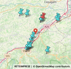 Mappa Via Enrico Fermi, 65020 Alanno PE, Italia (3.97667)