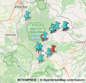 Mappa Via delle Cartiere, 01037 Ronciglione VT, Italia (6.27154)