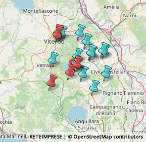 Mappa Via delle Cartiere, 01037 Ronciglione VT, Italia (9.8905)