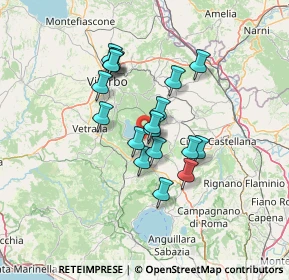 Mappa Via delle Cartiere, 01037 Ronciglione VT, Italia (10.955)