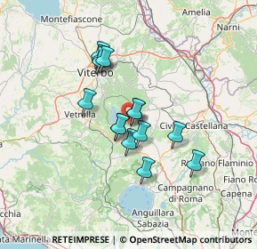 Mappa Via delle Cartiere, 01037 Ronciglione VT, Italia (10.72571)