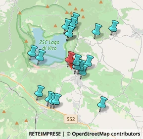 Mappa Via delle Cartiere, 01037 Ronciglione VT, Italia (3.517)