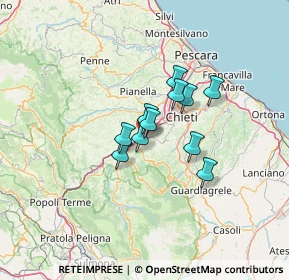 Mappa Via delle Industrie, 65025 Manoppello PE, Italia (8.74818)
