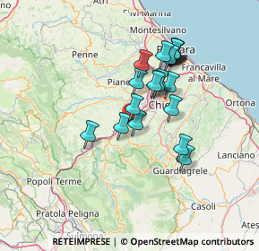 Mappa Via delle Industrie, 65025 Manoppello PE, Italia (12.1955)