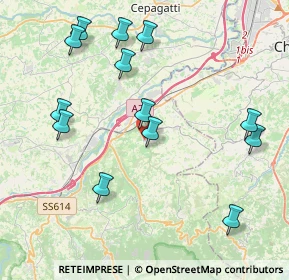 Mappa Via delle Industrie, 65025 Manoppello PE, Italia (4.71)