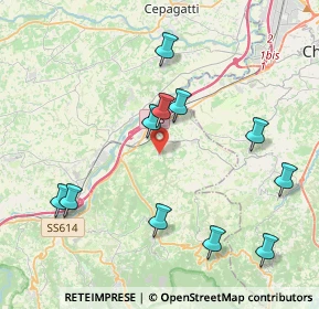 Mappa Via delle Industrie, 65025 Manoppello PE, Italia (4.55091)