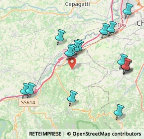Mappa Via delle Industrie, 65025 Manoppello PE, Italia (4.67875)
