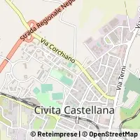 Mapa Civita Castellana