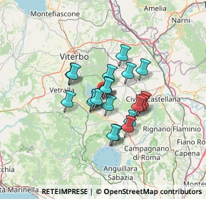 Mappa Via Guglielmo Marconi, 01037 Ronciglione VT, Italia (9.456)