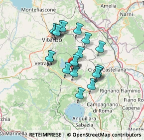 Mappa Via Guglielmo Marconi, 01037 Ronciglione VT, Italia (11.0085)