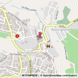 Mappa Corso Umberto I°, 59, 01037 Ronciglione, Viterbo (Lazio)