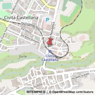 Mappa Viale Repubblica, 24, 01033 Civita Castellana, Viterbo (Lazio)