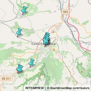 Mappa Via Carlo Alberto dalla Chiesa, 01033 Civita Castellana VT, Italia (3.13083)