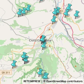 Mappa Via Carlo Alberto dalla Chiesa, 01033 Civita Castellana VT, Italia (6.2335)