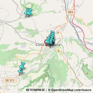 Mappa Via Rio Mozzo, 01033 Civita Castellana VT, Italia (2.54286)