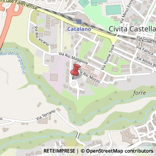Mappa Via Giacomo Matteotti, 134, 01033 Civita Castellana, Viterbo (Lazio)