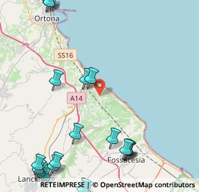 Mappa Contrada Foresta, 66038 San Vito Chietino CH, Italia (6.523)