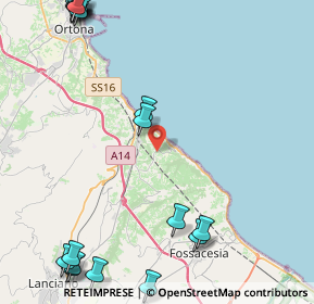 Mappa Contrada Foresta, 66038 San Vito Chietino CH, Italia (6.9855)