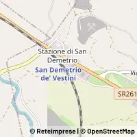Karte San Demetrio ne' Vestini
