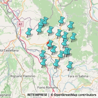 Mappa Vocabolo Valli, 02044 Forano RI, Italia (6.6975)