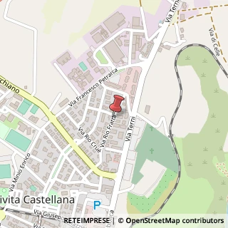 Mappa Via Rio Fratta,  48, 01033 Civita Castellana, Viterbo (Lazio)
