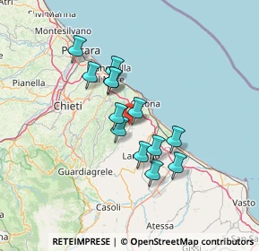 Mappa Contrada Caldari, 66026 Ortona CH, Italia (11.17462)