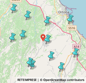 Mappa Contrada Caldari, 66026 Ortona CH, Italia (5.13333)