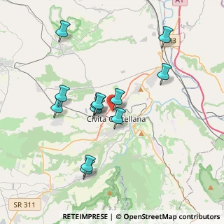 Mappa Via San Giovanni, 01033 Civita Castellana VT, Italia (3.73833)