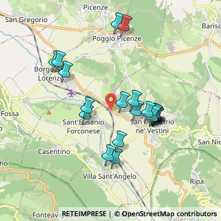 Mappa Zona Artigianale, 67026 Poggio Picenze AQ, Italia (1.8705)