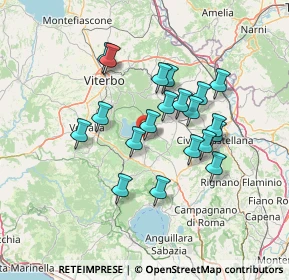 Mappa Via Testaccio di Sopra, 01037 Ronciglione VT, Italia (12.4215)