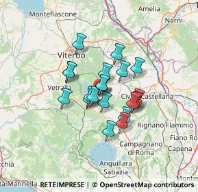 Mappa Via Testaccio di Sopra, 01037 Ronciglione VT, Italia (9.5135)