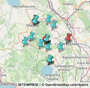 Mappa Via Testaccio di Sopra, 01037 Ronciglione VT, Italia (10.8965)
