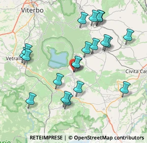 Mappa Via Testaccio di Sopra, 01037 Ronciglione VT, Italia (8.463)