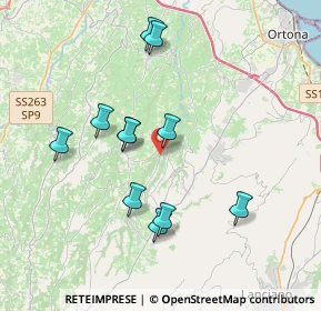 Mappa Via Piana, 66014 Crecchio CH, Italia (3.71182)
