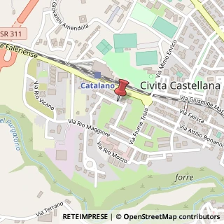 Mappa Via Rio Purgatorio,  13, 01033 Civita Castellana, Viterbo (Lazio)