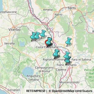 Mappa Via Silvio Pellico, 01033 Civita Castellana VT, Italia (9.976)