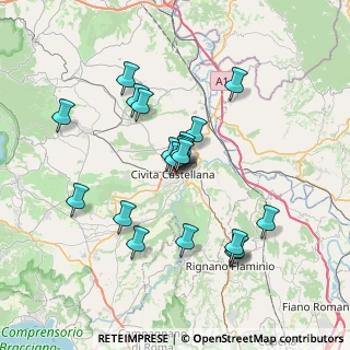 Mappa Via dei Ceramisti, 01033 Civita Castellana VT, Italia (6.7765)