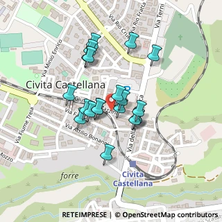 Mappa Via dei Ceramisti, 01033 Civita Castellana VT, Italia (0.1805)