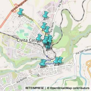 Mappa Centro commerciale piazza marcantoni, 01033 Civita Castellana VT, Italia (0.31353)