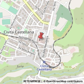 Mappa Via Giuseppe Mazzini, 2, 01033 Civita Castellana, Viterbo (Lazio)