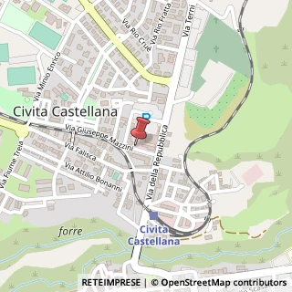Mappa Via Mazzini, 01033 Civita Castellana, Viterbo (Lazio)