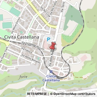 Mappa Via Giuseppe Mazzini, 3, 01033 Civita Castellana, Viterbo (Lazio)